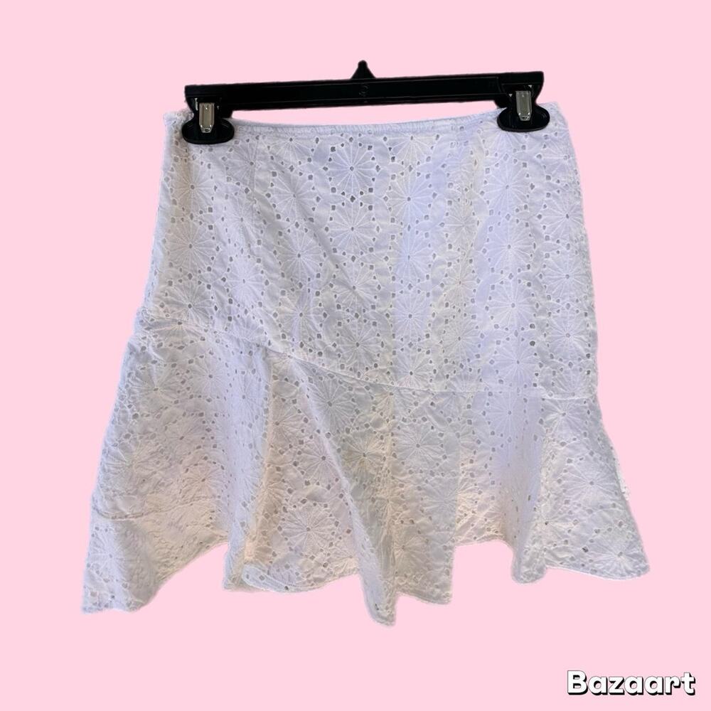 Banana republic white skirt